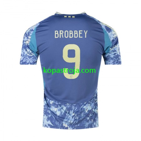 Billiga Fotbollströjor AFC Ajax Brian Brobbey 9 Borta tröja 2024/25 Kortärmad